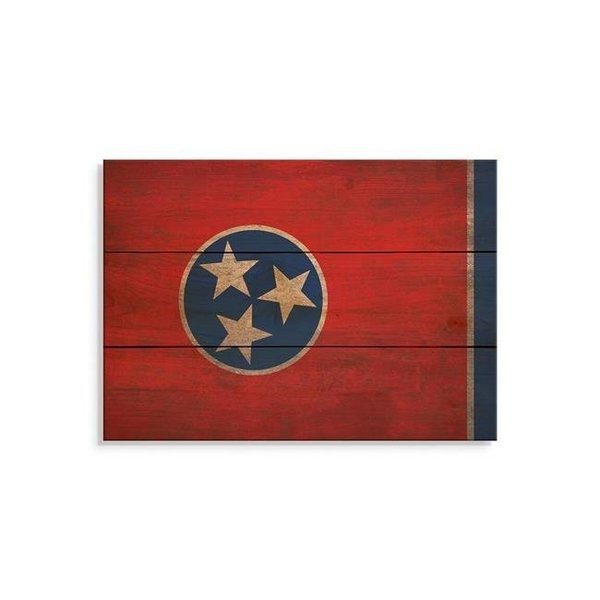 Wile E. Wood Wile E. Wood FLTN-1511 15 x 11 in. Tennessee State Flag Wood Art FLTN-1511